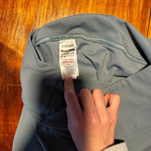 Gymshark Blue Crossover Leggings - Size S - Picture 5 of 6